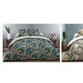 Bedset and quiltcoverset  KINGSTON  Bath- and floorcarpets, guest towel, ironing board cover, windstopper, Shower curtains, bathrobe very absorbing, table napkins, ovenglove